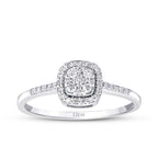 0,21 Carat Diamond Trend Ring