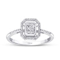 0,19 Carat Diamond Baguette Ring