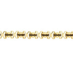 Gold Black Stone Men’s Bracelet