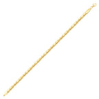 Gold Herringbone Men’s Bracelet