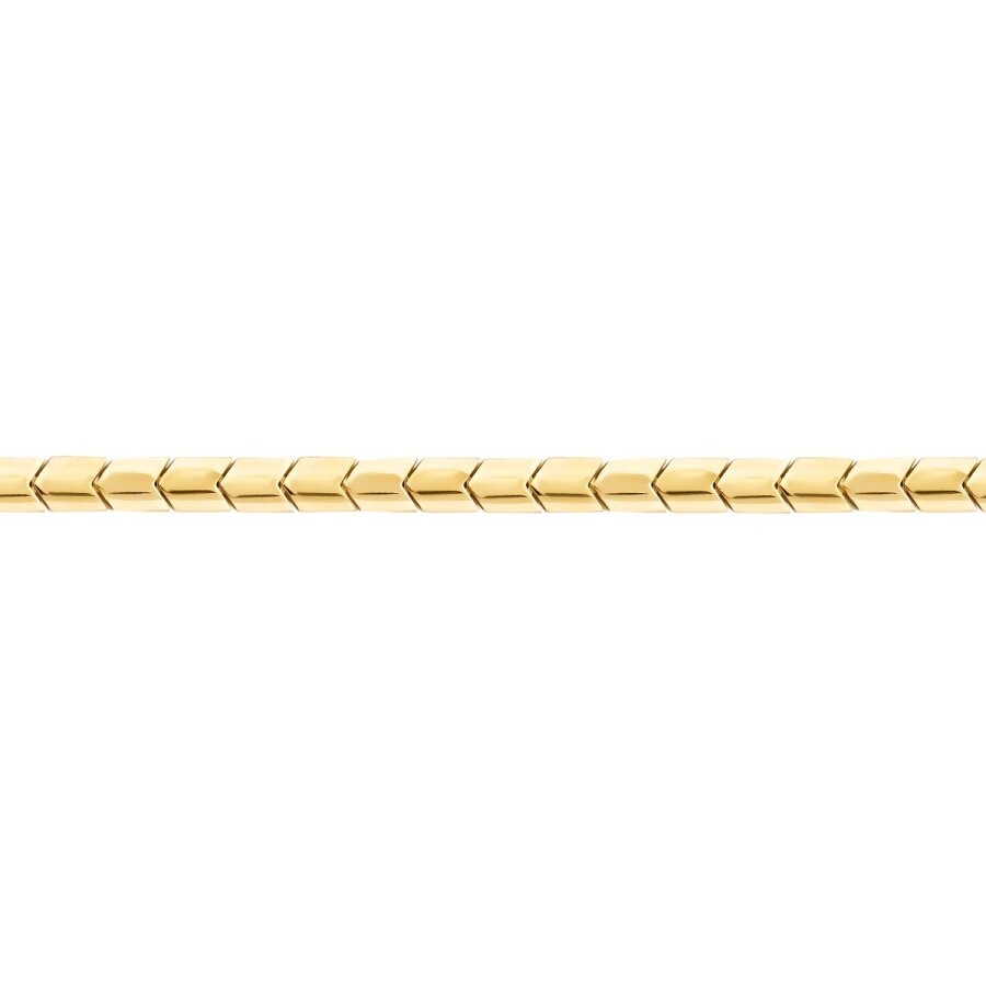 Gold Herringbone Men’s Bracelet