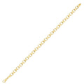 Gold Chain-Pattern Men’s Bracelet