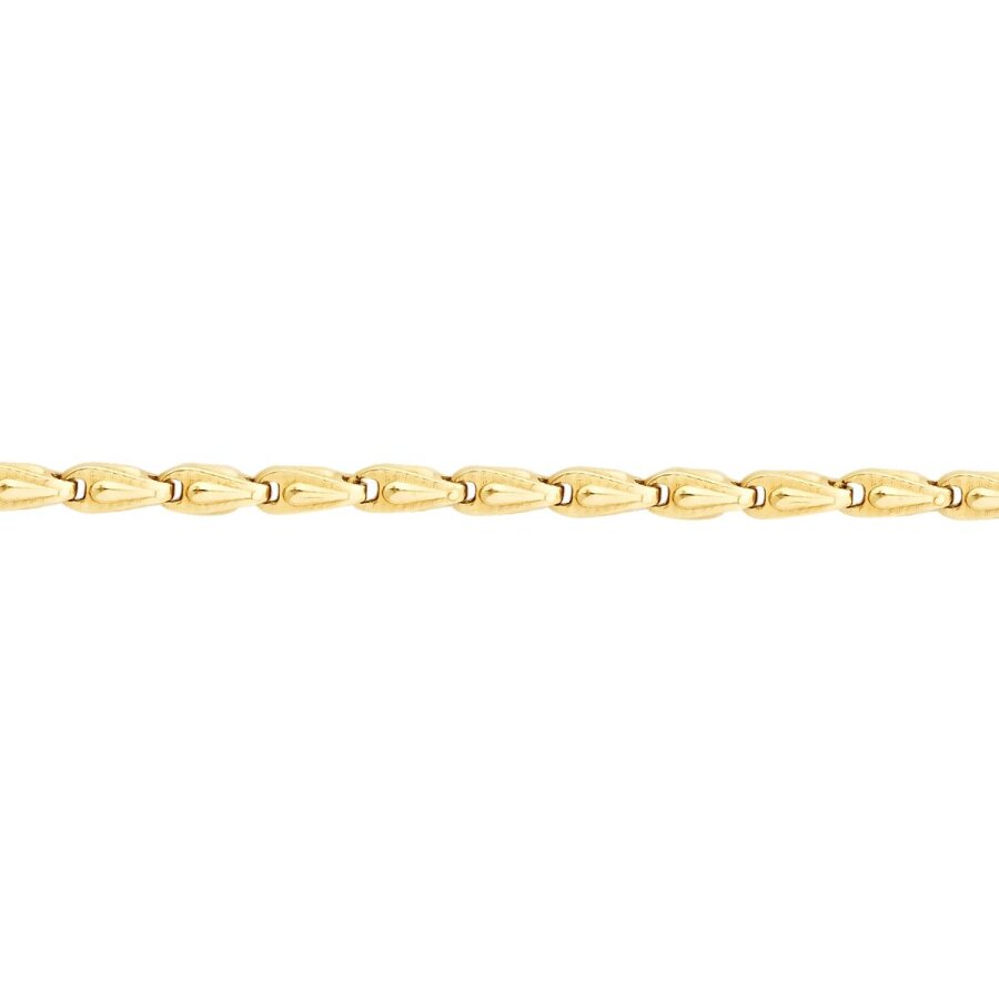 Gold Wheat Chain Men’s Bracelet