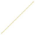 Gold Twist Chain Men’s Bracelet