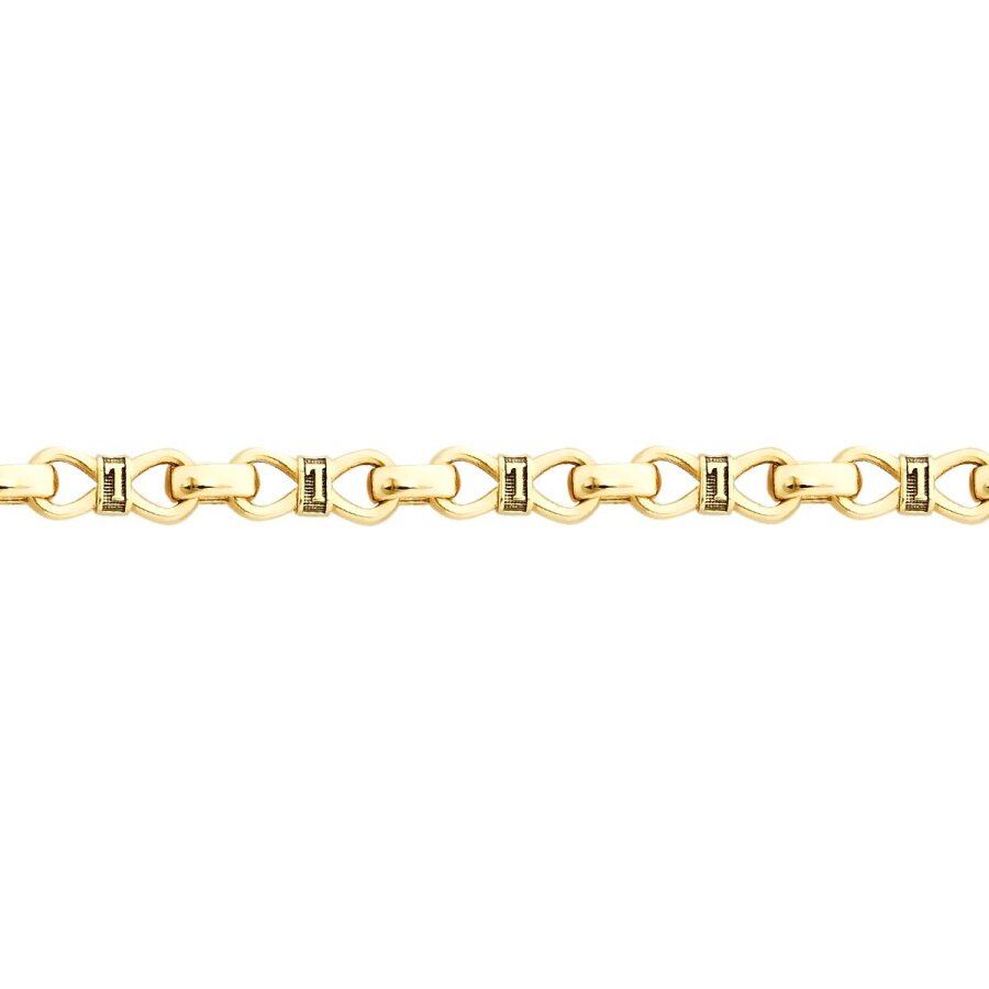Gold Infinity Chain Men’s Bracelet