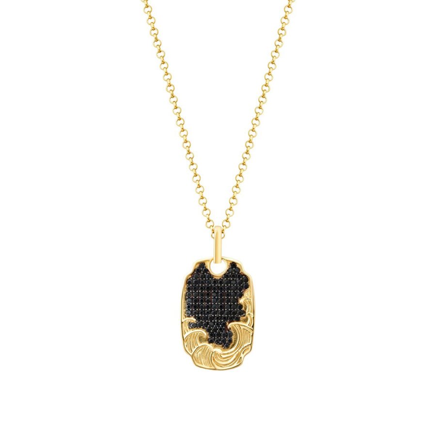 Gold Waves Men’s Necklace