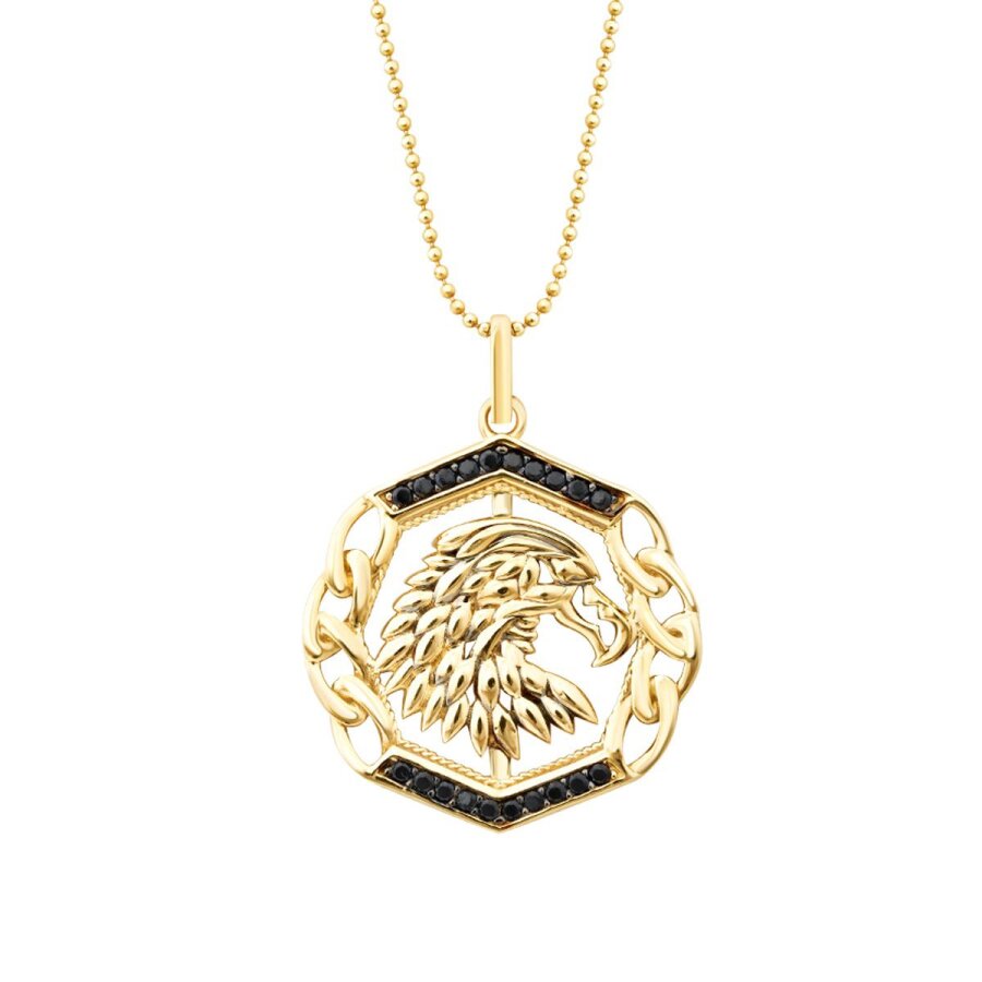 Gold Eagle Men’s Necklace
