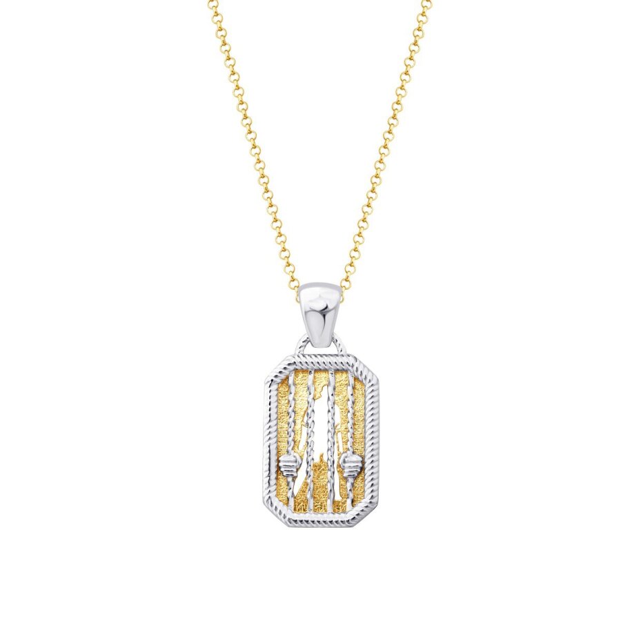 Gold Cage Men’s Necklace