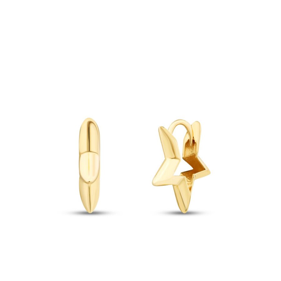 Gold Star Earrings
