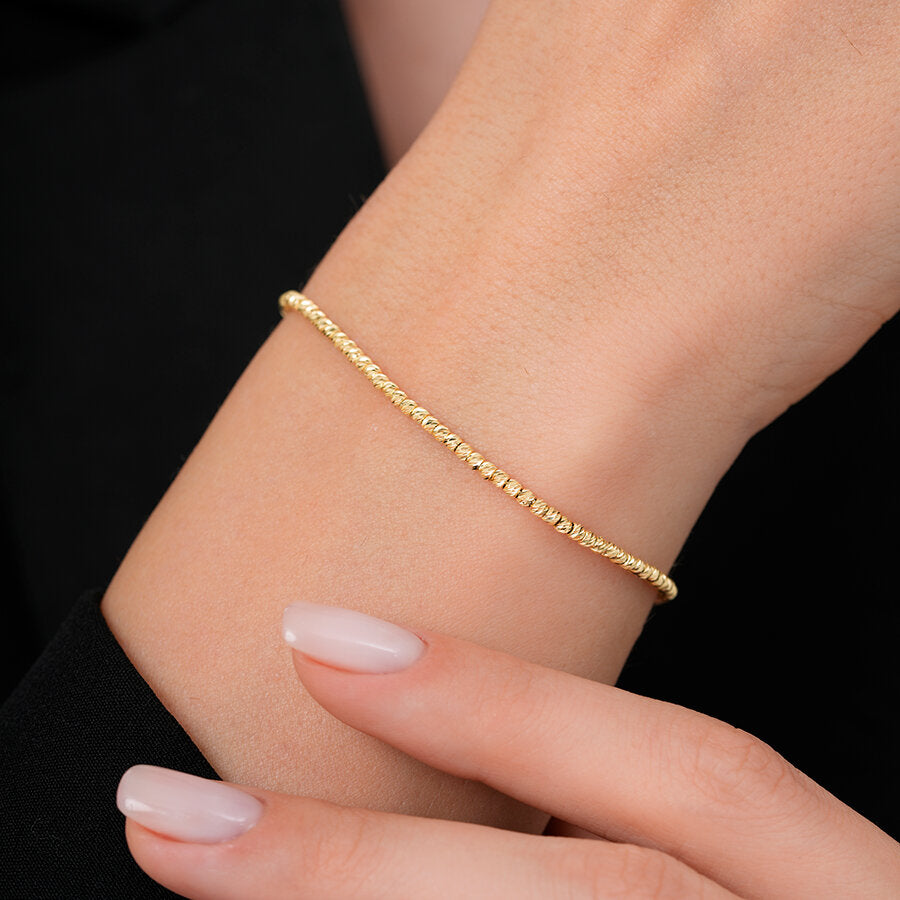 Gold Ball Bracelet