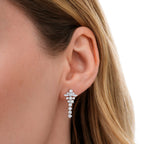 Gold Stone Trend Earring