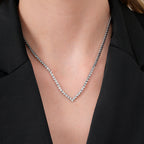 0,42 Carat Diamond Tennis Neckband