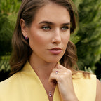 4,10 Carat Diamond Pink Sapphire Earrings