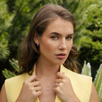 2,03 Carat Diamond Pink Sapphire Necklace