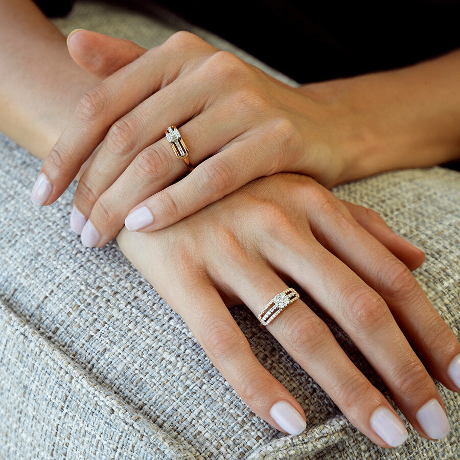 0,46 Carat Diamond Trend Ring