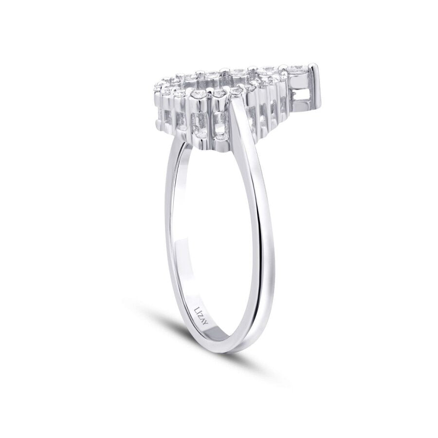 0,21 Carat Diamond Trend Ring