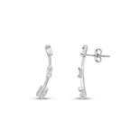 0,21  Carat Diamond Baguette Earrings