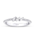 0,22 Carat Diamond Marquise Ring