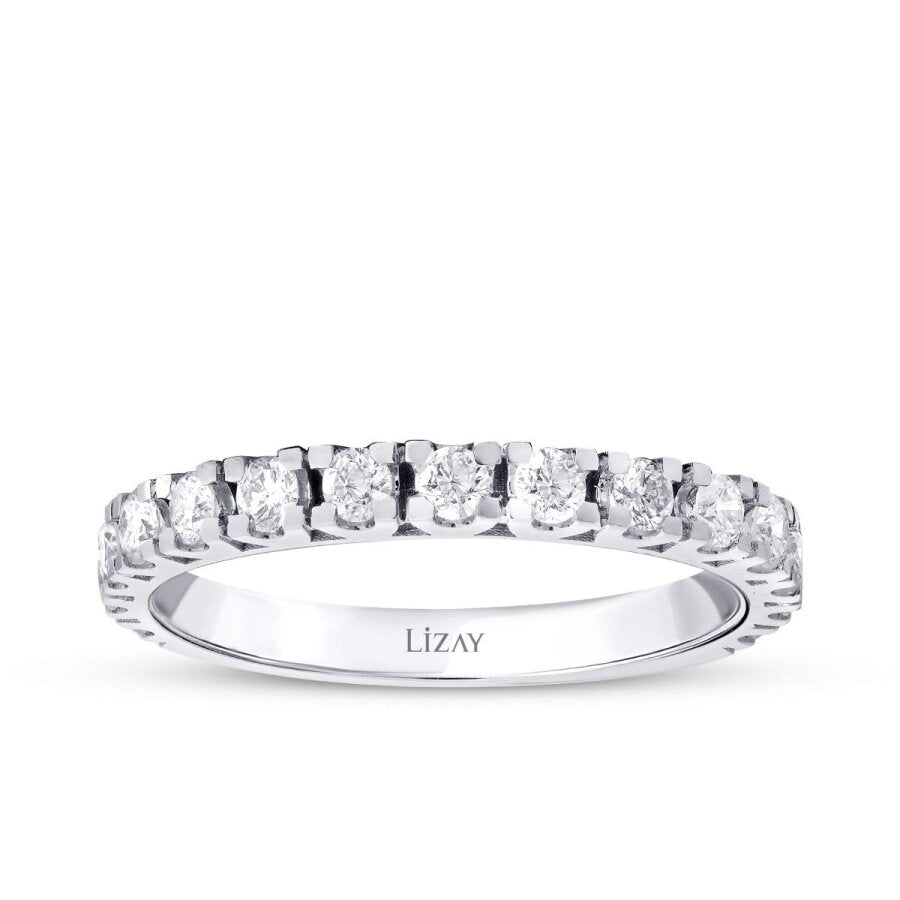 0,80 Carat Diamond Half-Eternity Ring
