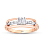 0,37 Carat Diamond Baguette Ring