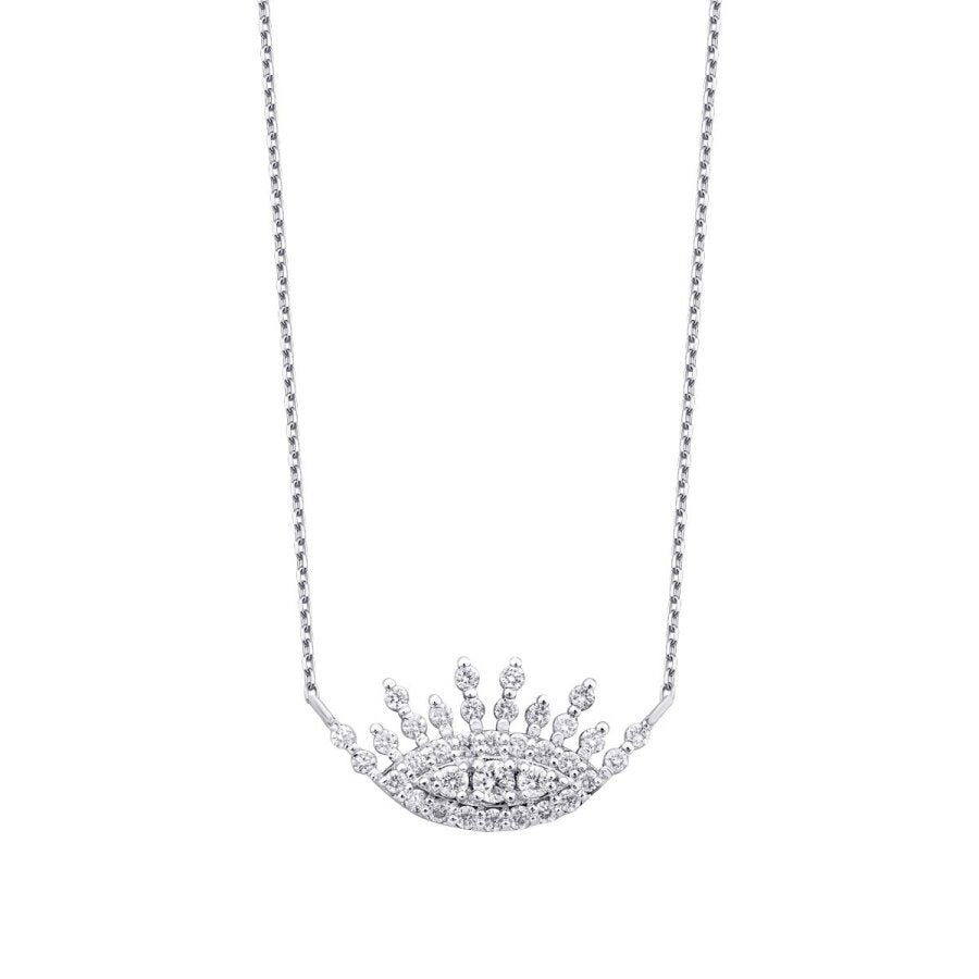 0,30 Carat Diamond Eye Necklace