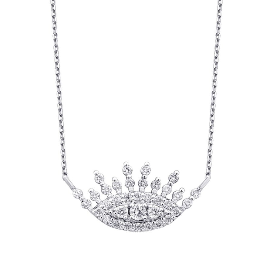 0,30 Carat Diamond Eye Necklace