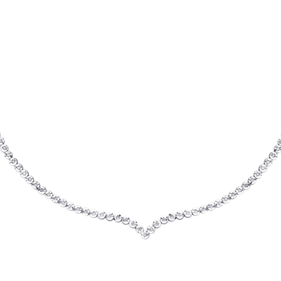 0,42 Carat Diamond Tennis Neckband