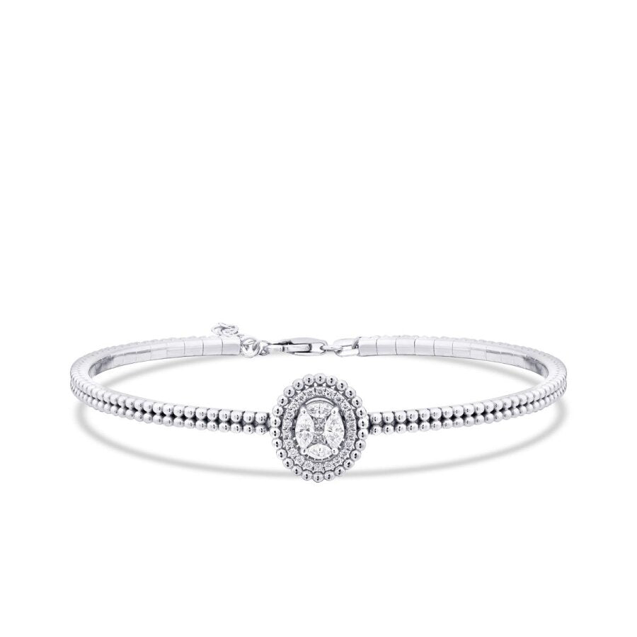0,61 Carat Diamond Trend Bangle