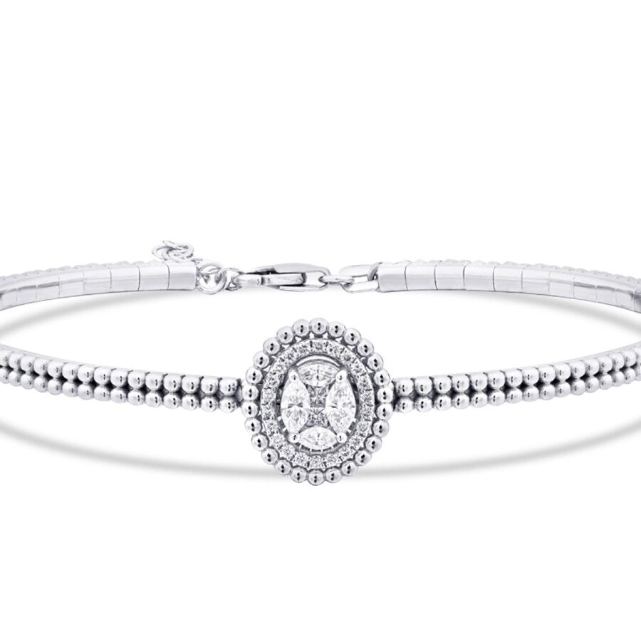 0,61 Carat Diamond Trend Bangle