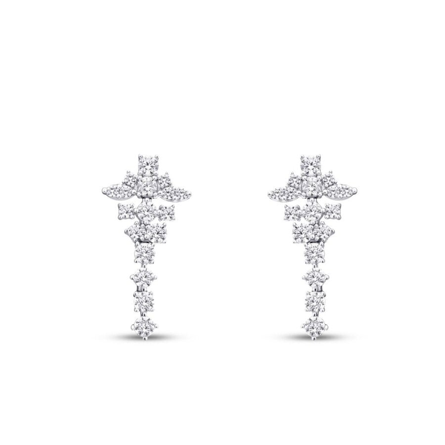 Gold Stone Trend Earring