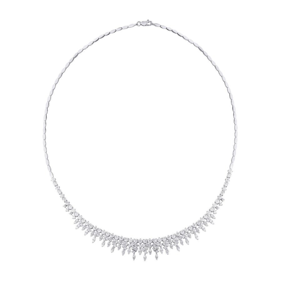 Gold Stone Trend Collar Necklace