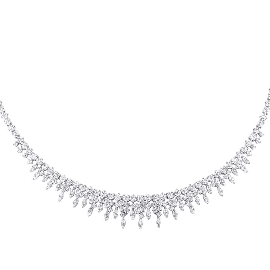 Gold Stone Trend Collar Necklace