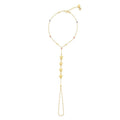 Gold Ball Star Hand Chain Bracelet