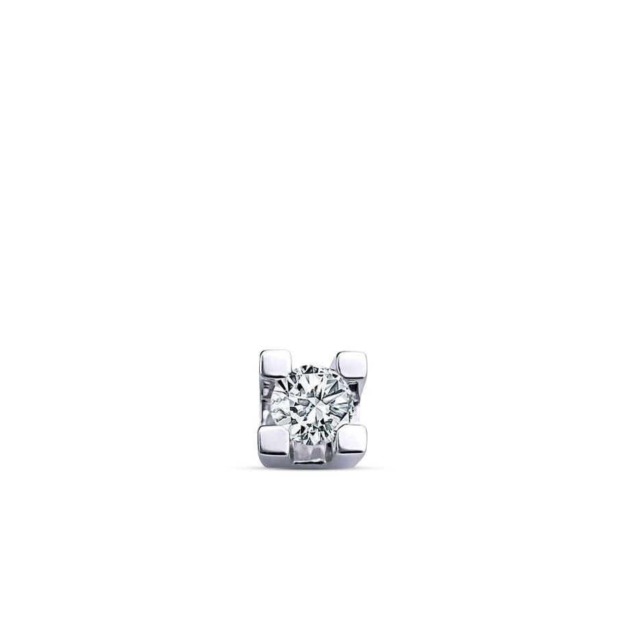 0,10 Carat Diamond Men's Earrings