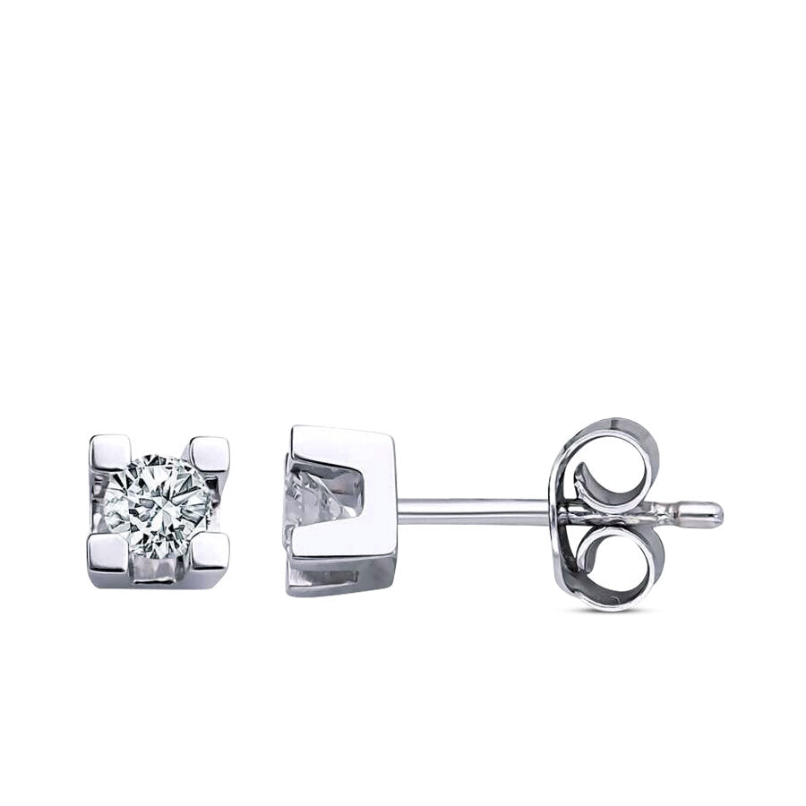 0,10 Carat Diamond Men's Earrings