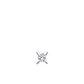 0,10 Carat Diamond Men's Earrings