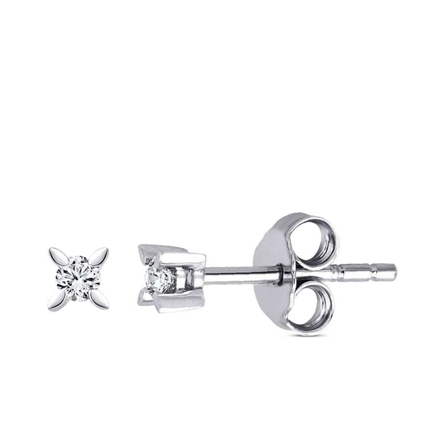 0,10 Carat Diamond Men's Earrings