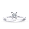 0,30 Carat Diamond Round Solitaire Engagement Ring