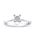 0,30 Carat Diamond Round Solitaire Engagement Ring