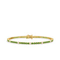 3,64 Carat Diamond Emerald Bracelet