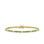3,64 Carat Diamond Emerald Bracelet