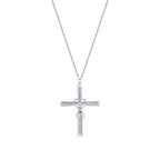 0,16 Carat Diamond Cross Necklace