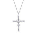 0,16 Carat Diamond Cross Necklace