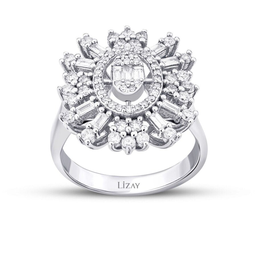 0,93 Carat Diamond Baguette Ring