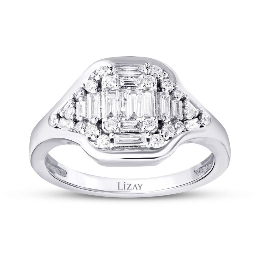0,40 Carat Diamond Baguette Ring