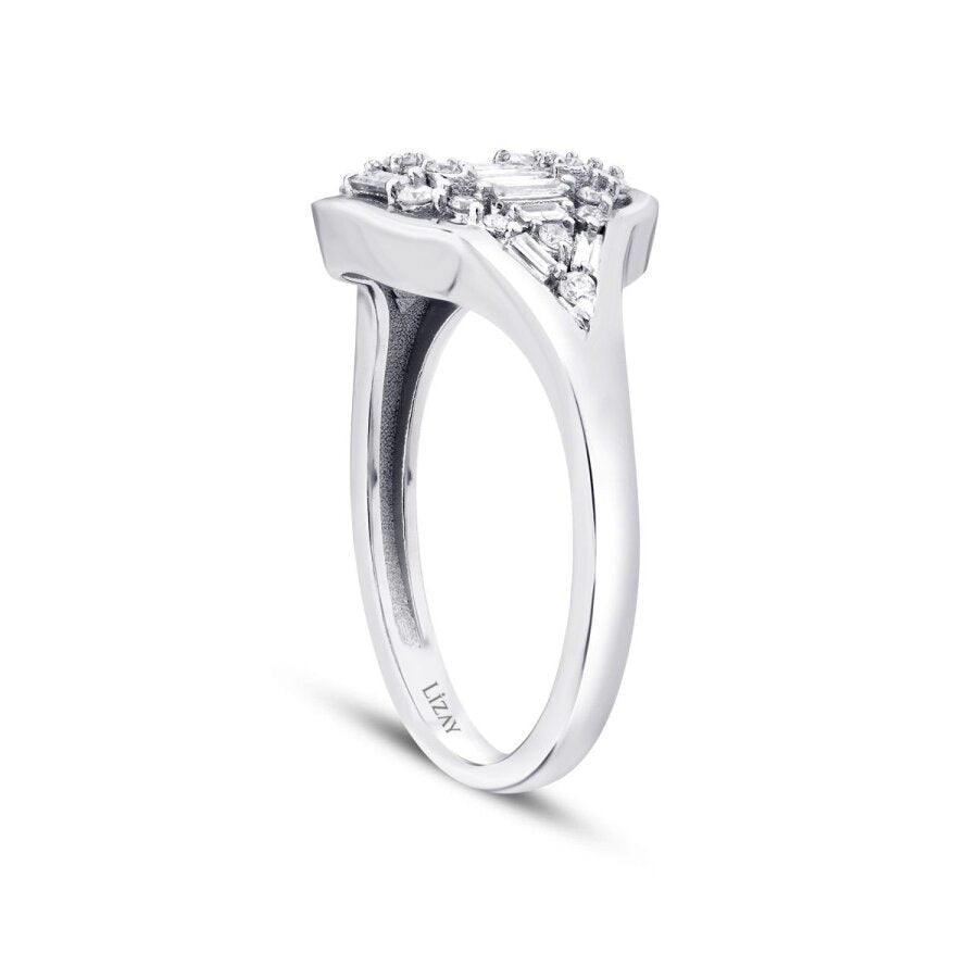 0,40 Carat Diamond Baguette Ring