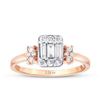 0,38 Carat Diamond Baguette Ring
