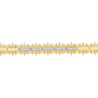 Gold Stone Zigzag Bracelet