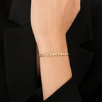 Gold Hexagon Bracelet