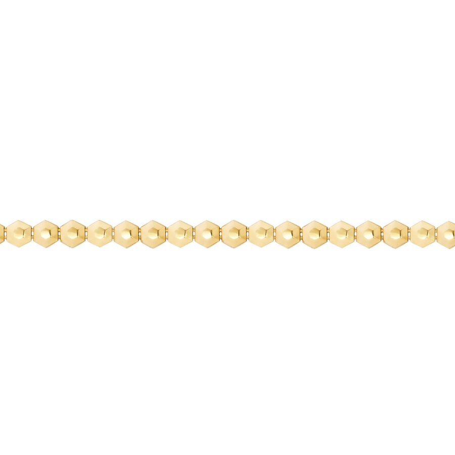 Gold Hexagon Bracelet